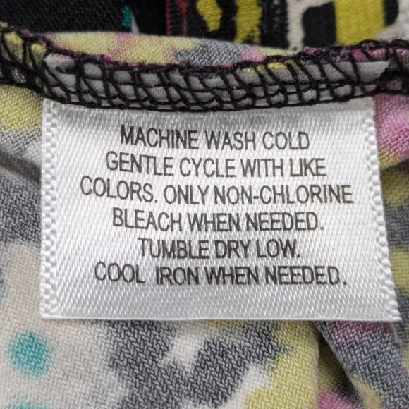 Style & Co. Colorful Paisley Tunic Dress with Bell Sleeves Size XL - Picture 3 of 5